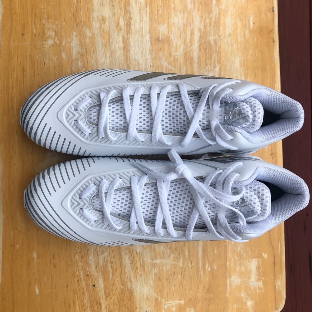 Adidas FREAK MD 20 Football Cleats | White Silver